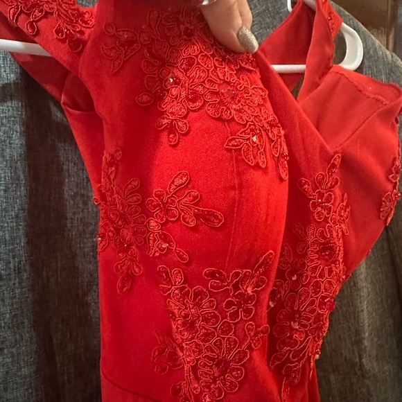Formal Red Dress - Picture 3 of 4